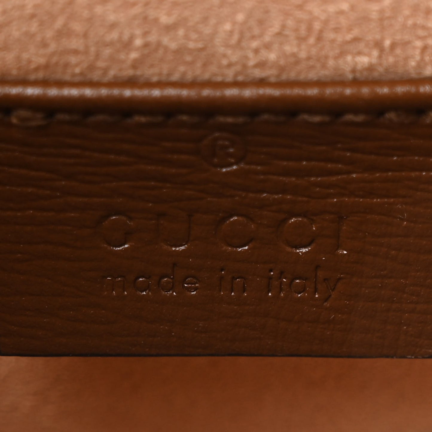 GG Supreme Monogram Mini Horsebit 1955 Crossbody Bag Beige Brown Sugar