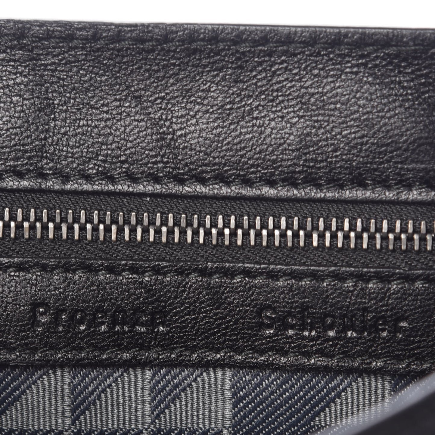 Lambskin Fringe PS1 Crossbody Pouch Black