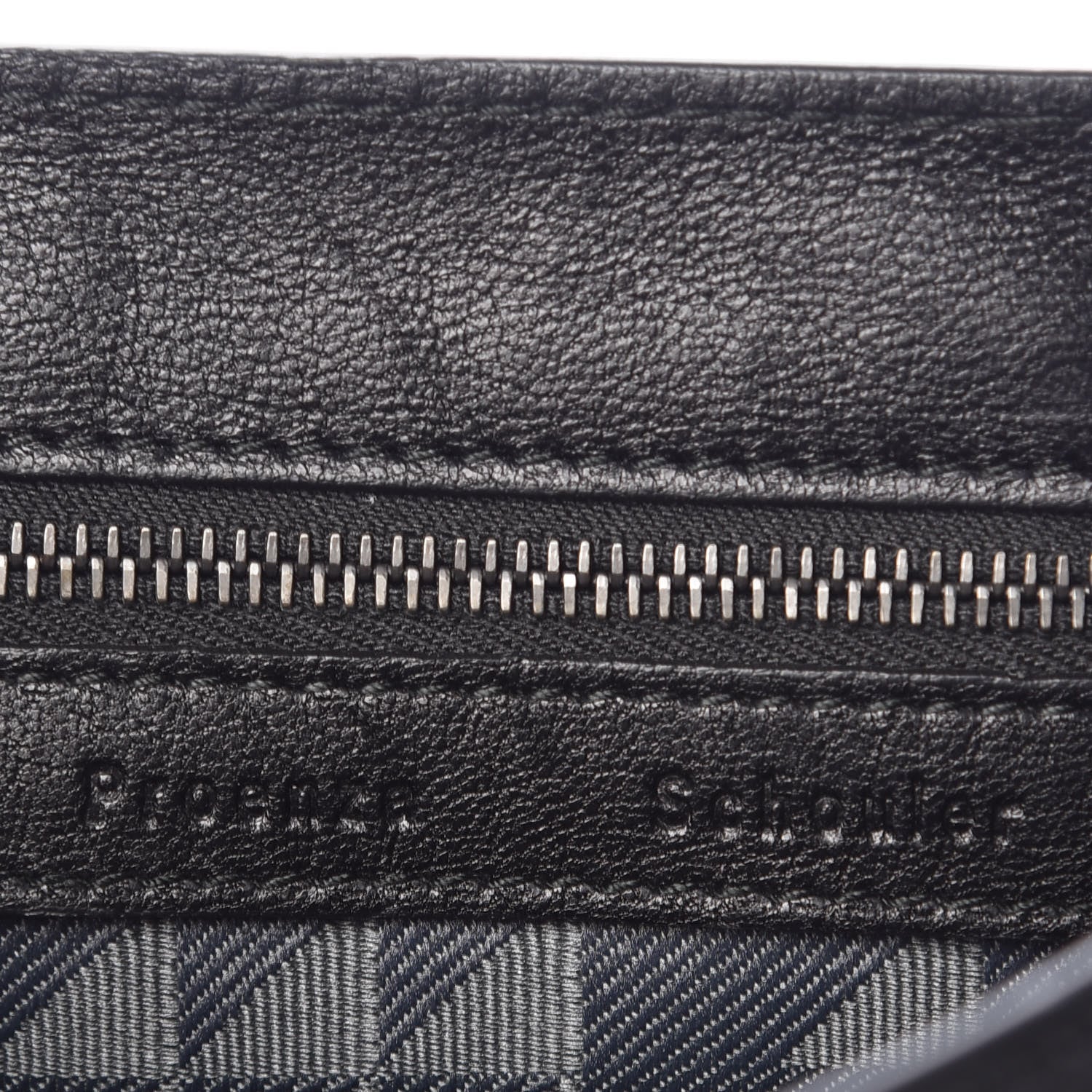Proenza Schouler Lambskin Fringe PS1 Crossbody Pouch Black 6 of 8