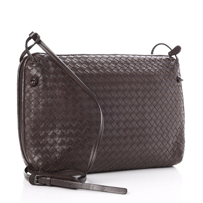 Bottega Veneta Nappa Intrecciato Pillow Crossbody Messenger Ebano 3 of 7