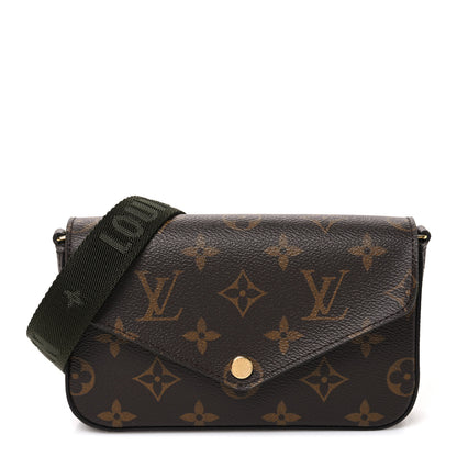 Louis Vuitton Monogram Felicie Strap & Go Kaki 1 of 10