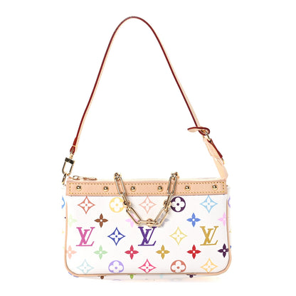 Louis Vuitton LV X TM Monogram Multicolor Pochette Accessories White 1 of 9