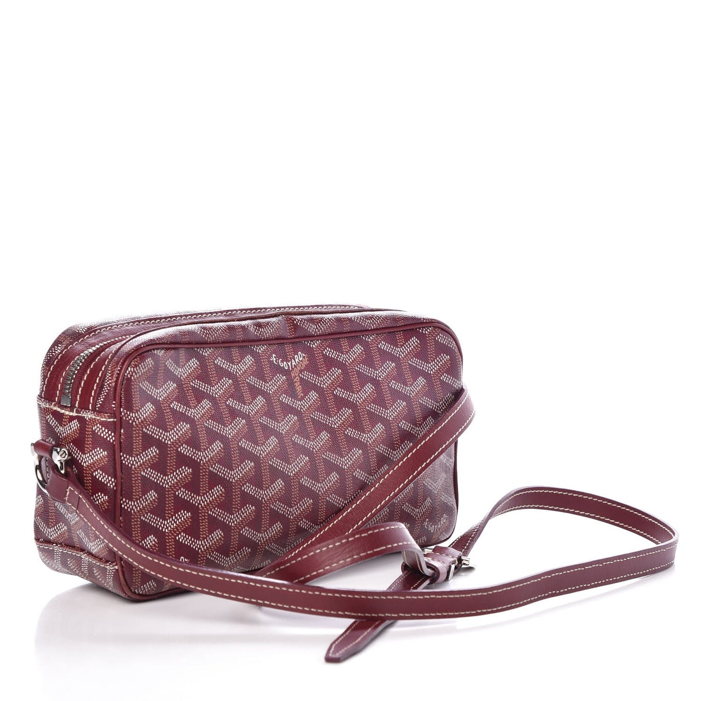 Goyardine Sac Cap Vert Burgundy