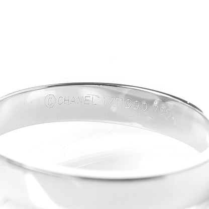 Chanel 18K White Gold Diamond Camellia Ring 50 5.5 4 of 4