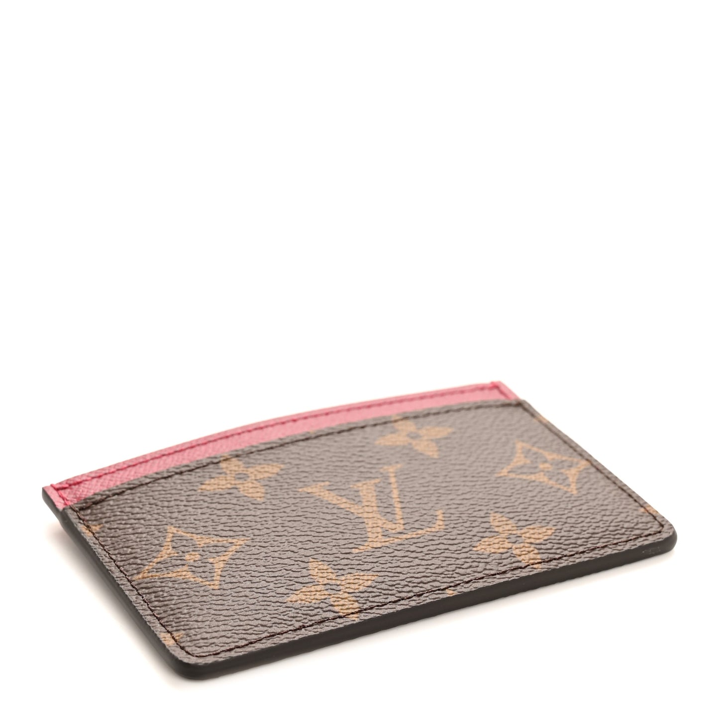 Monogram Card Holder Fuchsia