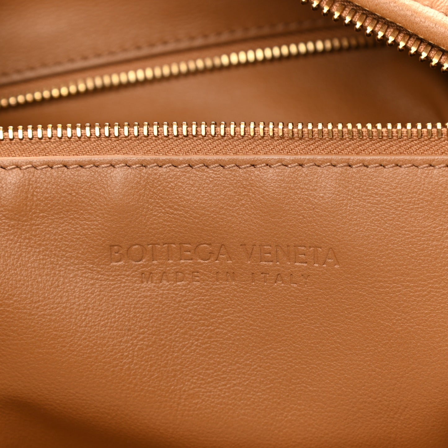 Nappa Intrecciato Small Jodie Caramel