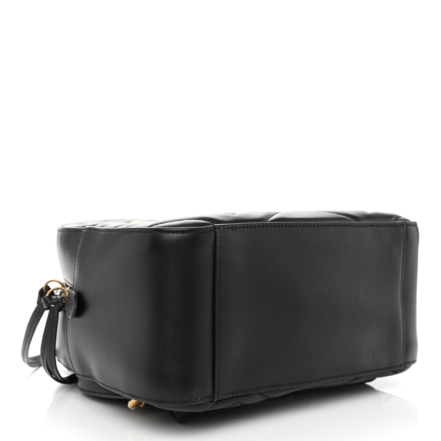 Gucci Calfskin Matelasse GG Marmont Dome Backpack Black 4 of 10