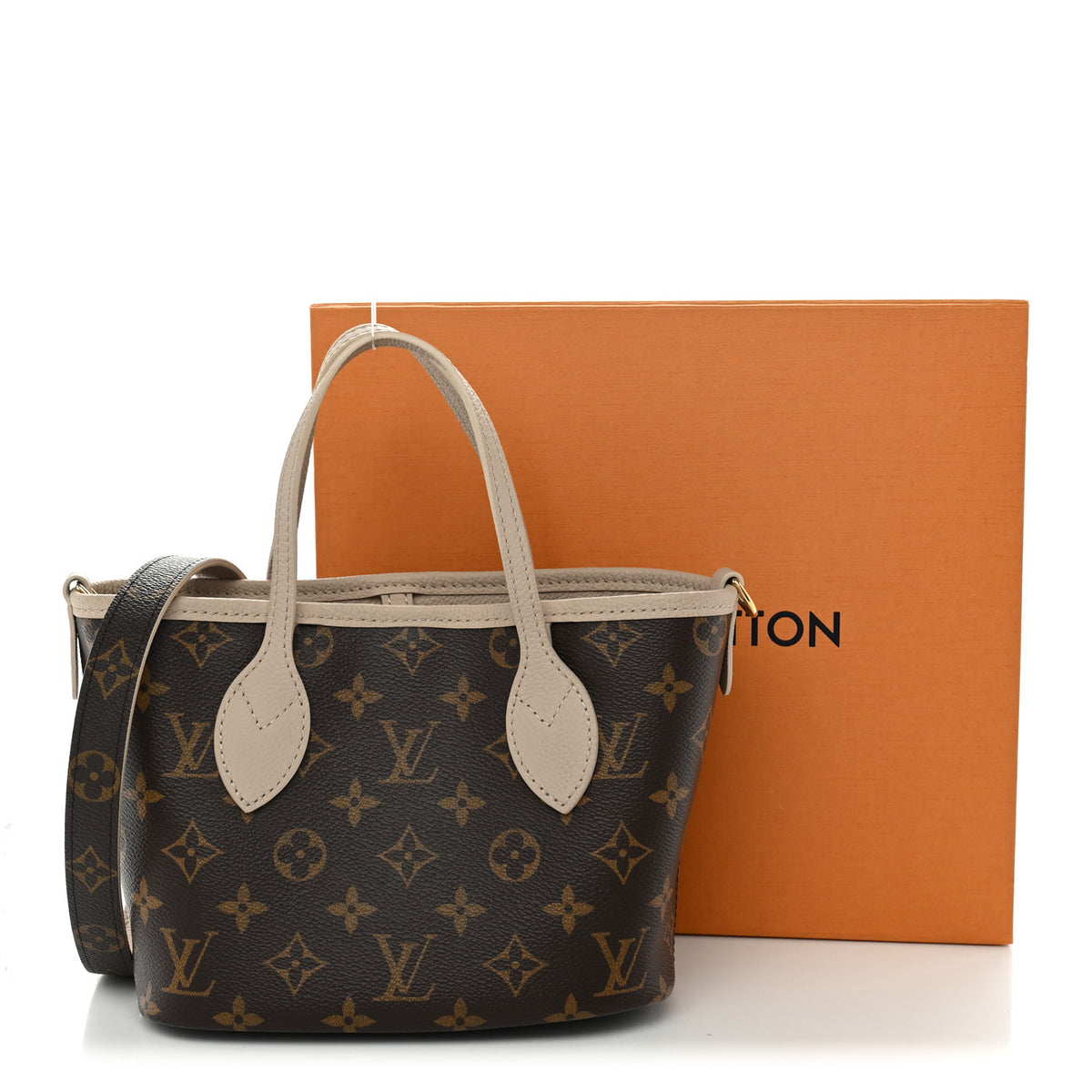 Louis Vuitton Monogram Neverfull Inside Out Bandouliere BB Limestone 12 of 12