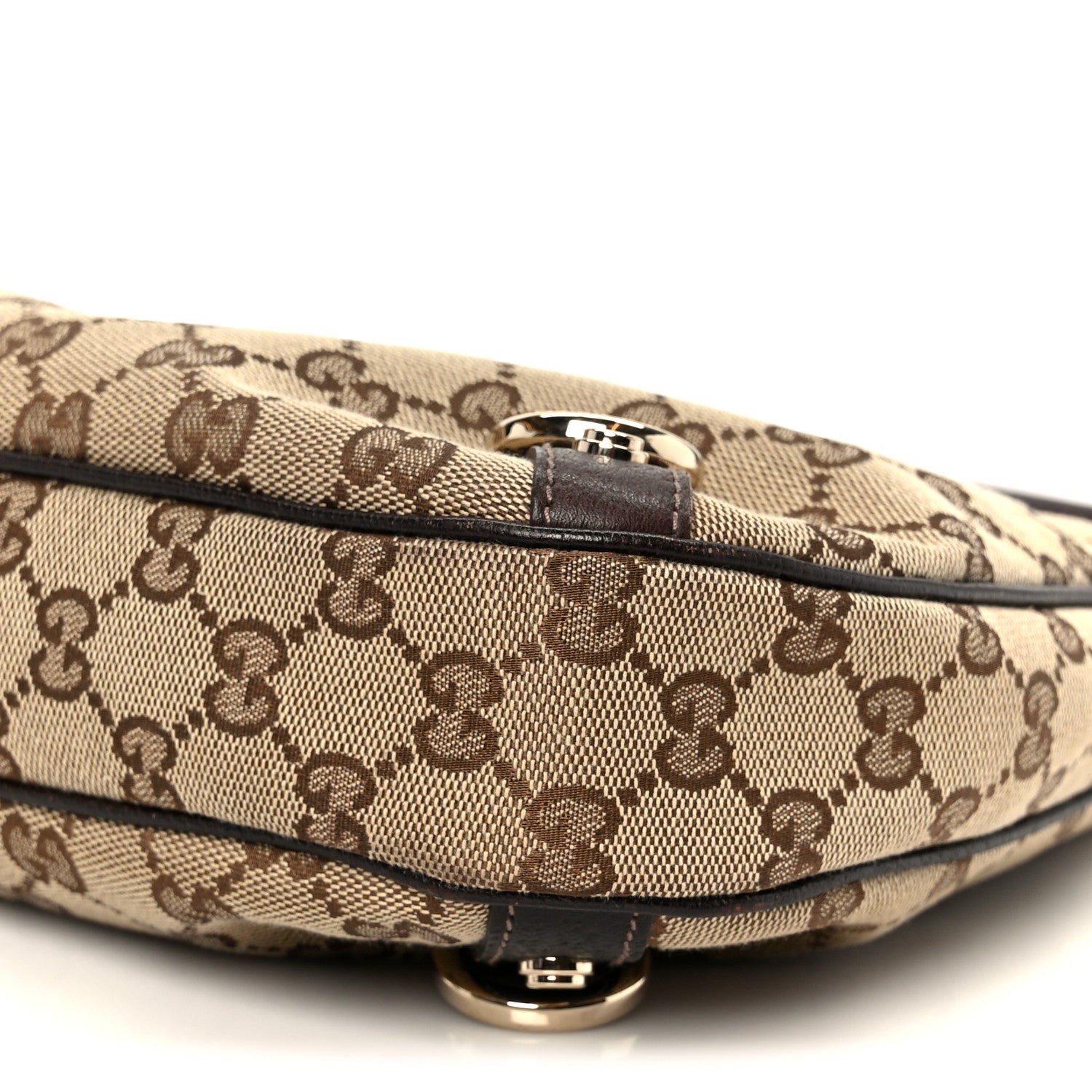 Gucci Monogram Medium Abbey D Ring Hobo Brown 10 of 10