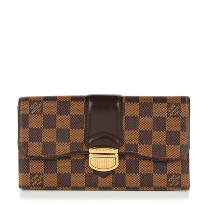 Louis Vuitton Damier Ebene Sistina Wallet 1 of 7