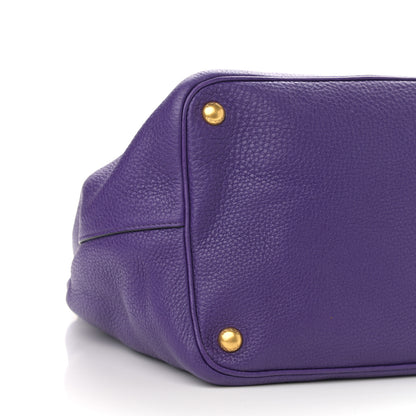 Prada Vitello Daino Tote Viola 8 of 10