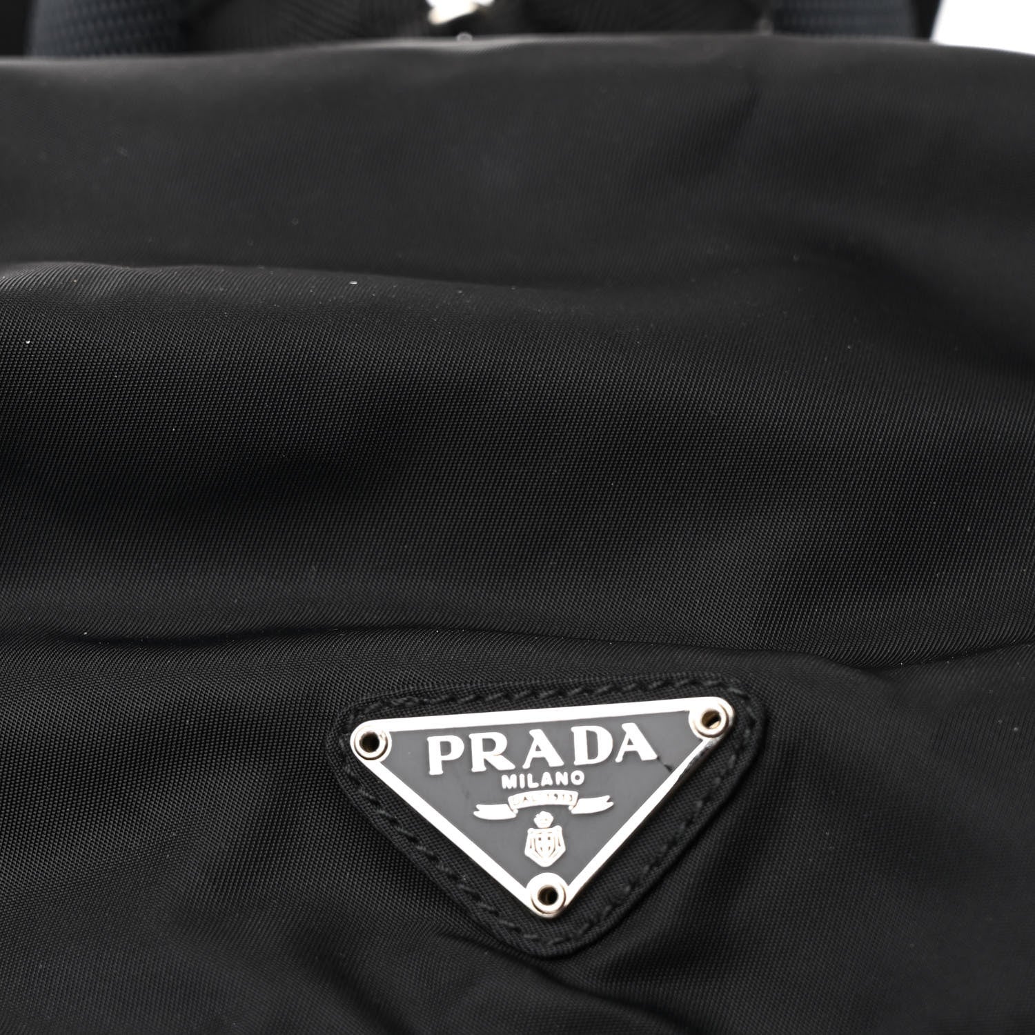 Prada Nylon Vela Medium Backpack Black 8 of 10