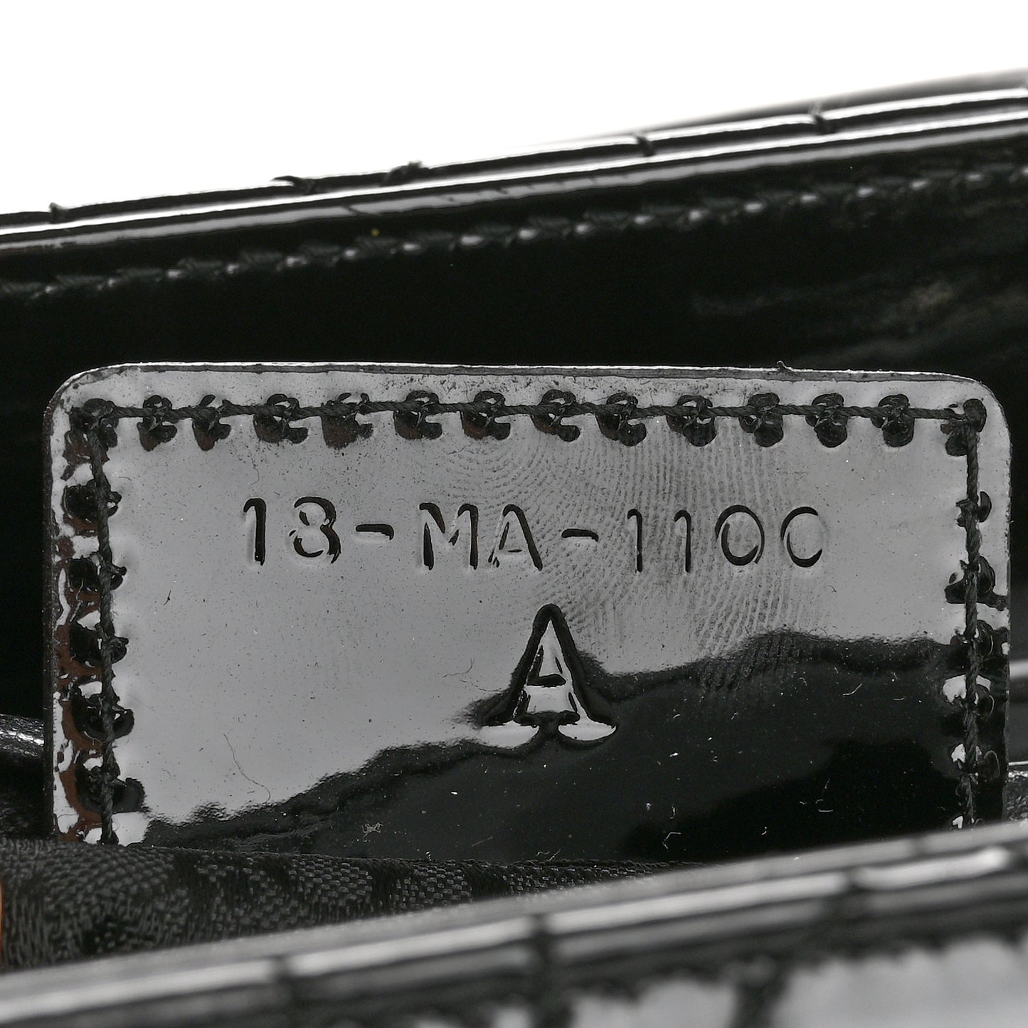 Patent Cannage Medium Lady Dior Black