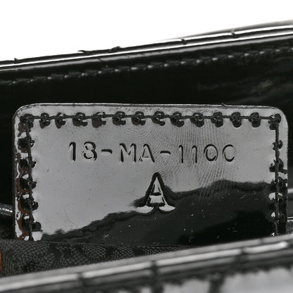 Christian Dior Patent Cannage Medium Lady Dior Black 7 of 13