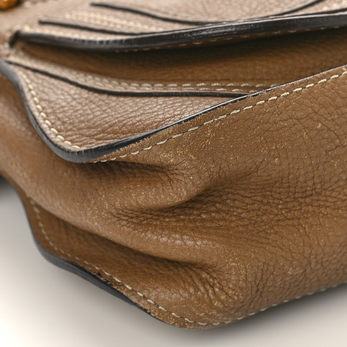 Calfskin Mini Marcie Satchel Nut