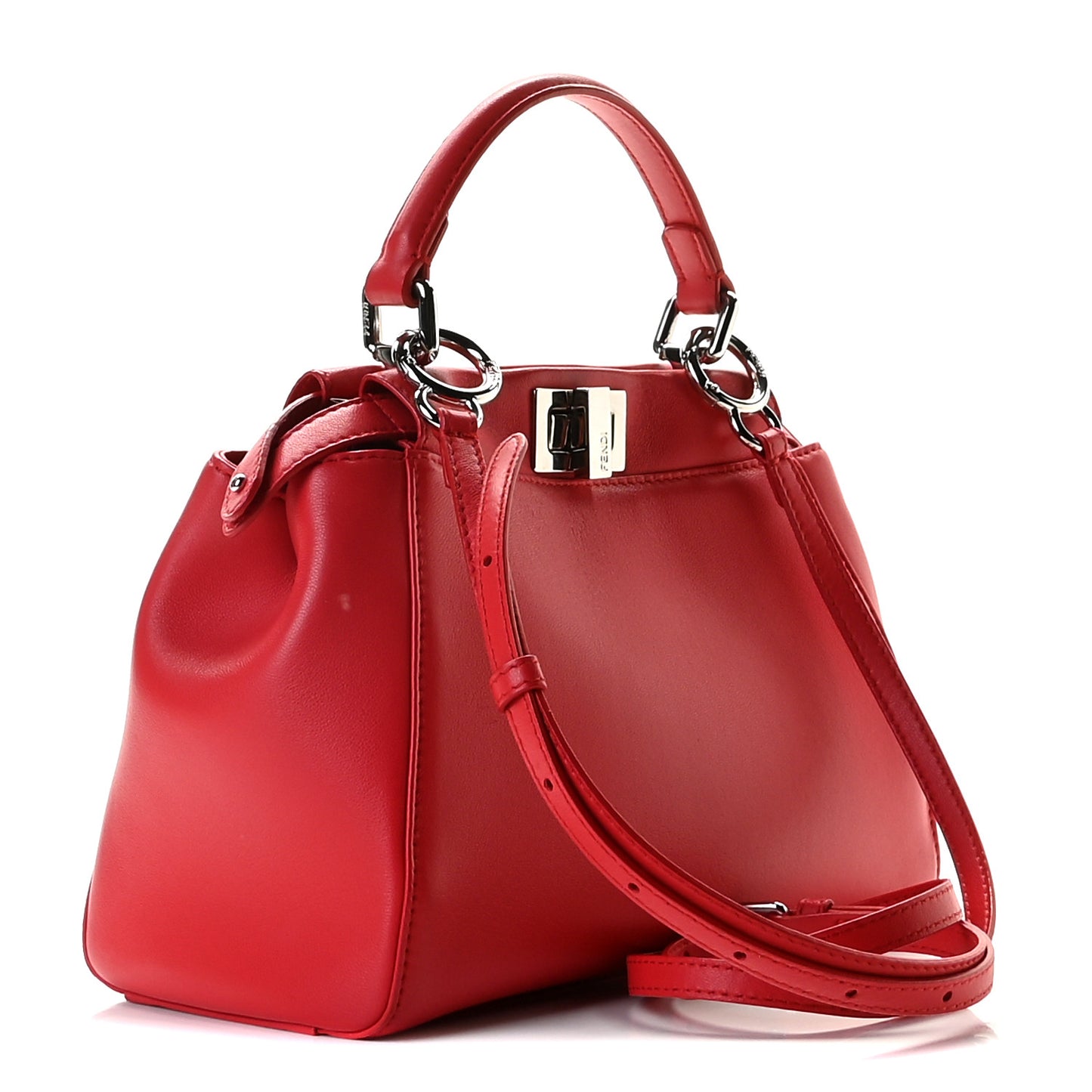 Nappa Mini Peekaboo Iconic Satchel Fiamma