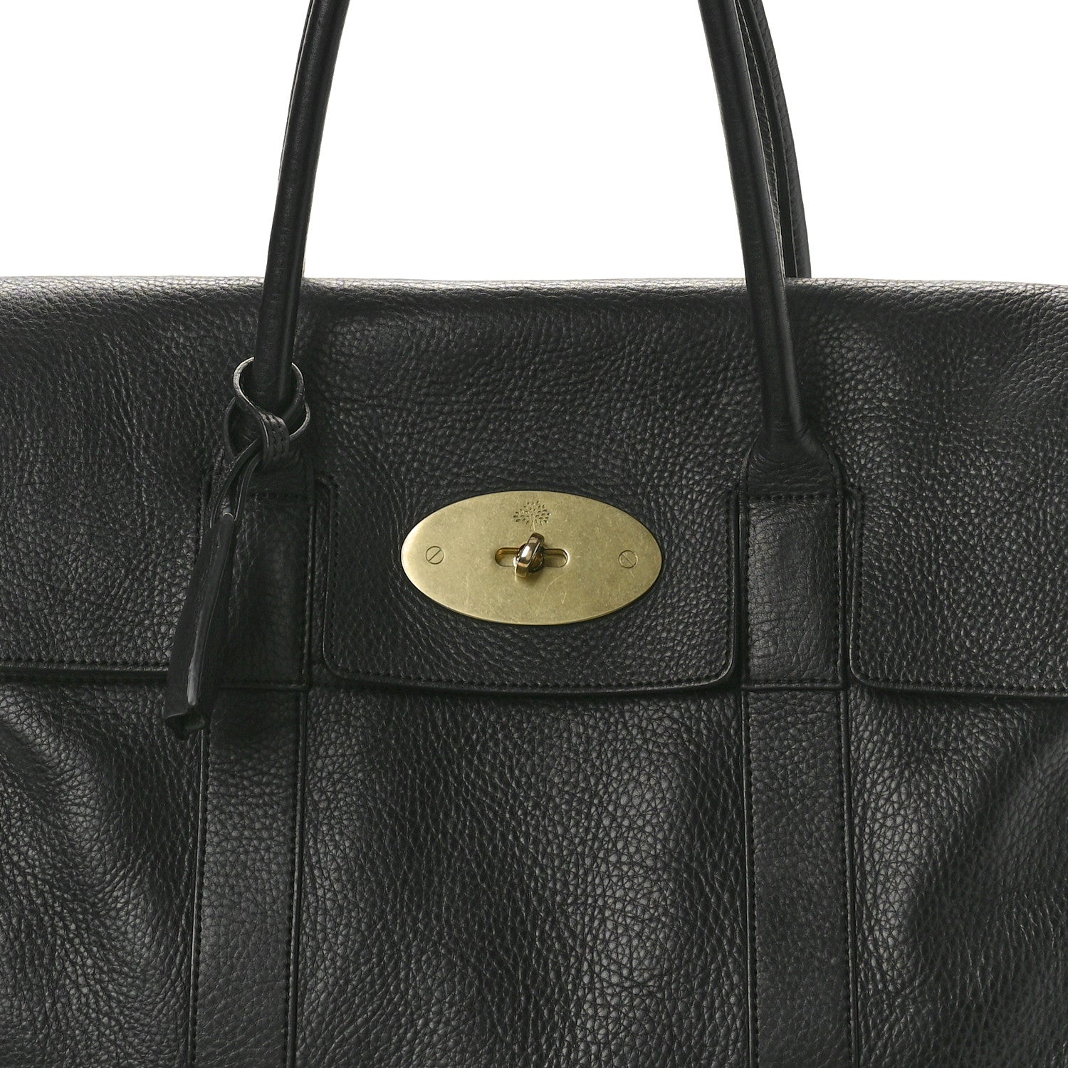 Mulberry Small Classic Grain Bayswater Black 7 of 9