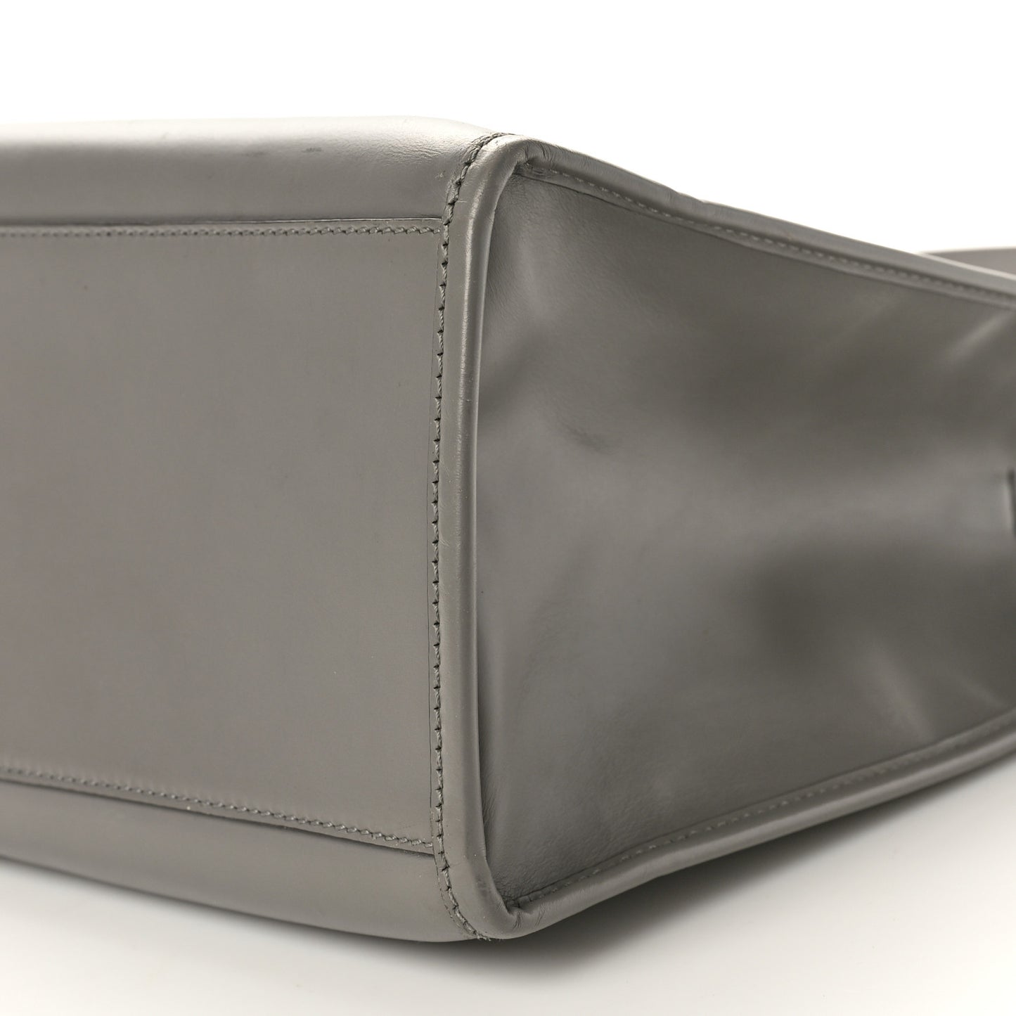 Vitello King Plexiglass Logo Embossed Medium Fendi Sunshine Shopper Tote Moon