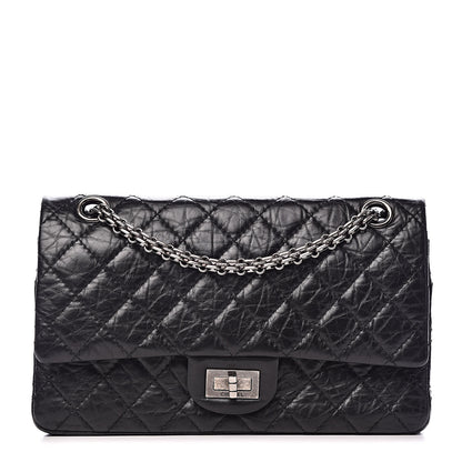 Chanel Aged Calfskin Quilted 2.55 Reissue 225 Flap Black 1 of 16