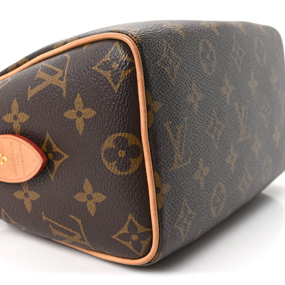 Louis Vuitton Monogram Speedy Bandouliere 20 Black 8 of 9
