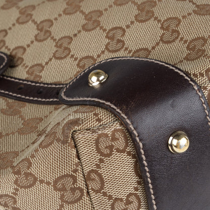 Gucci Monogram Medium Pelham Shoulder Bag Dark Brown 11 of 12