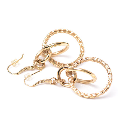 Louis Vuitton JOHN HARDY 18K Yellow Gold Classic Chain Drop Earrings 4 of 5