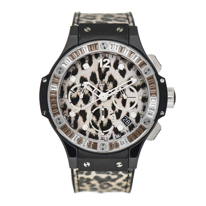 Hublot Stainless Steel Ceramic Diamond Baguettes 41mm Big Bang "Snow Leopard" Limited Edition Automatic Watch 341.CW.7717.NR.1977 1 of 4