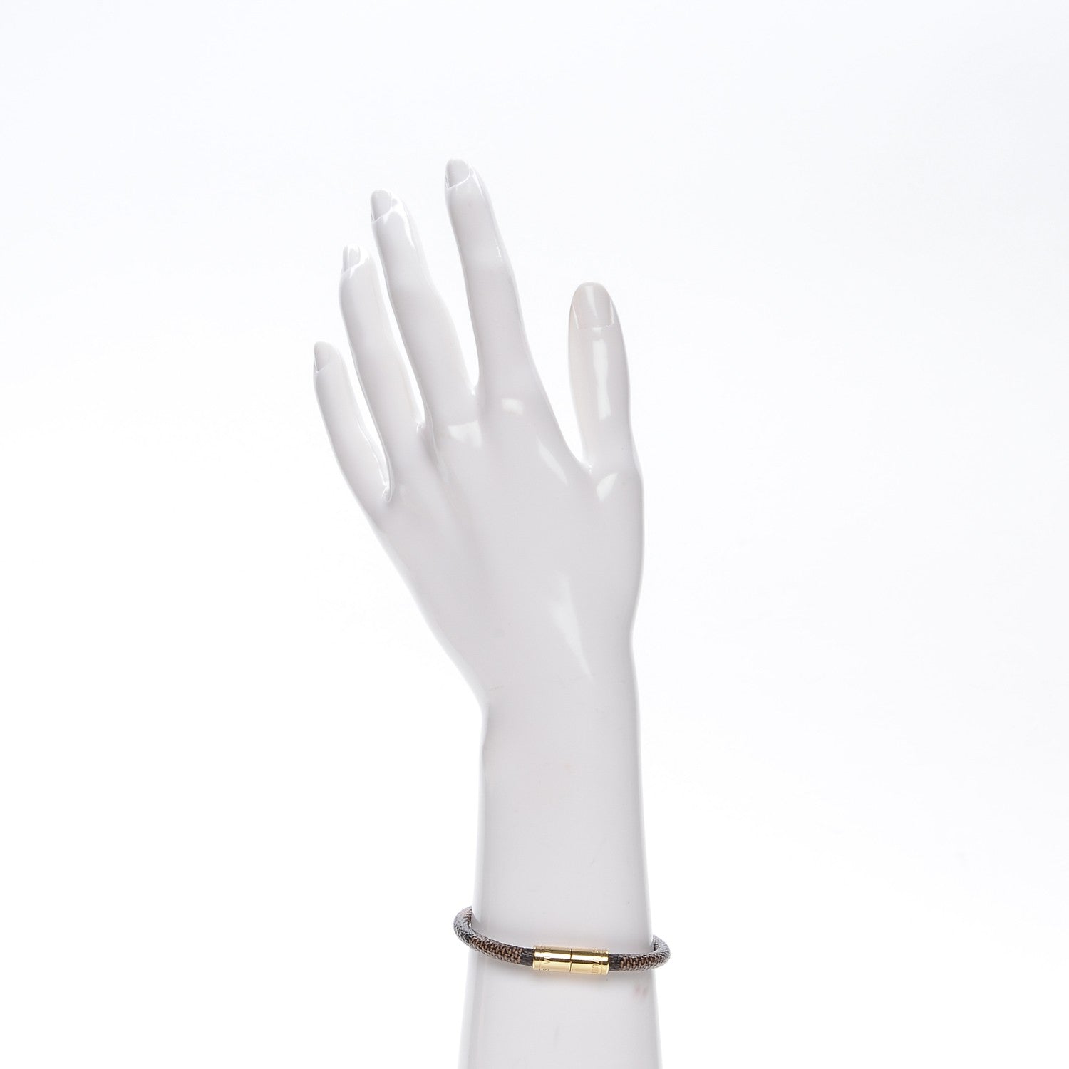 Louis Vuitton Damier Ebene Keep It Bracelet 17 2 of 7