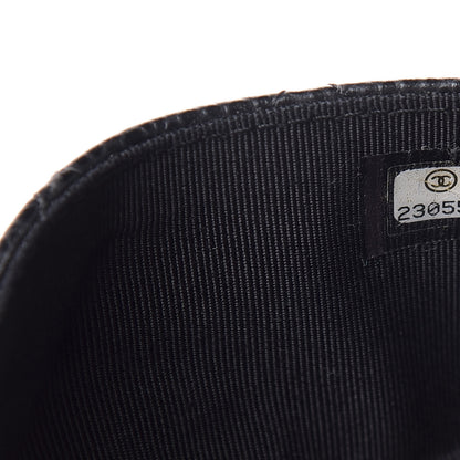 Chanel Caviar Quilted Flap Card Holder Black 8 of 9