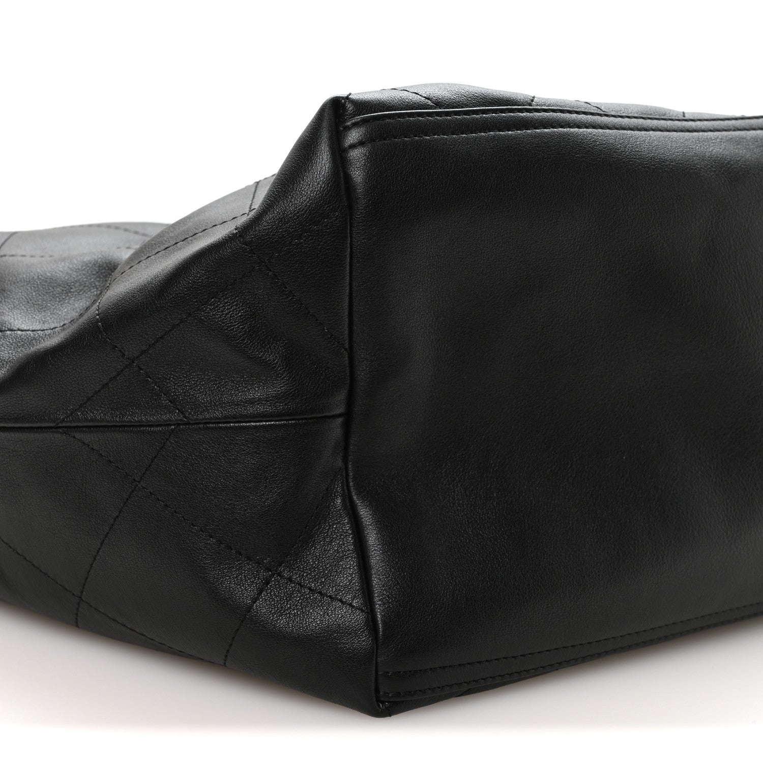 Chanel Lambskin Quilted Neo Cabas Shopping Tote Black 10 of 11
