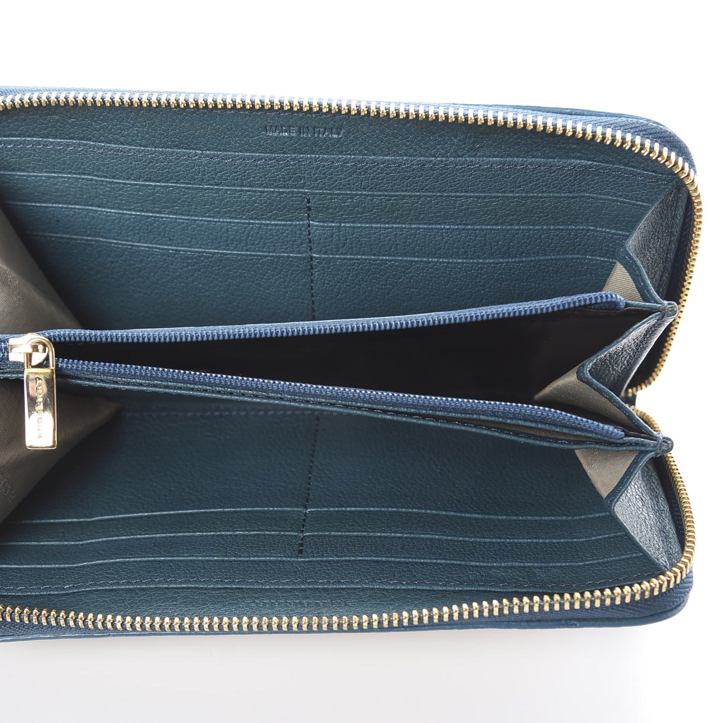 Haymarket Check Large Ziggy Zip Around Wallet Blue