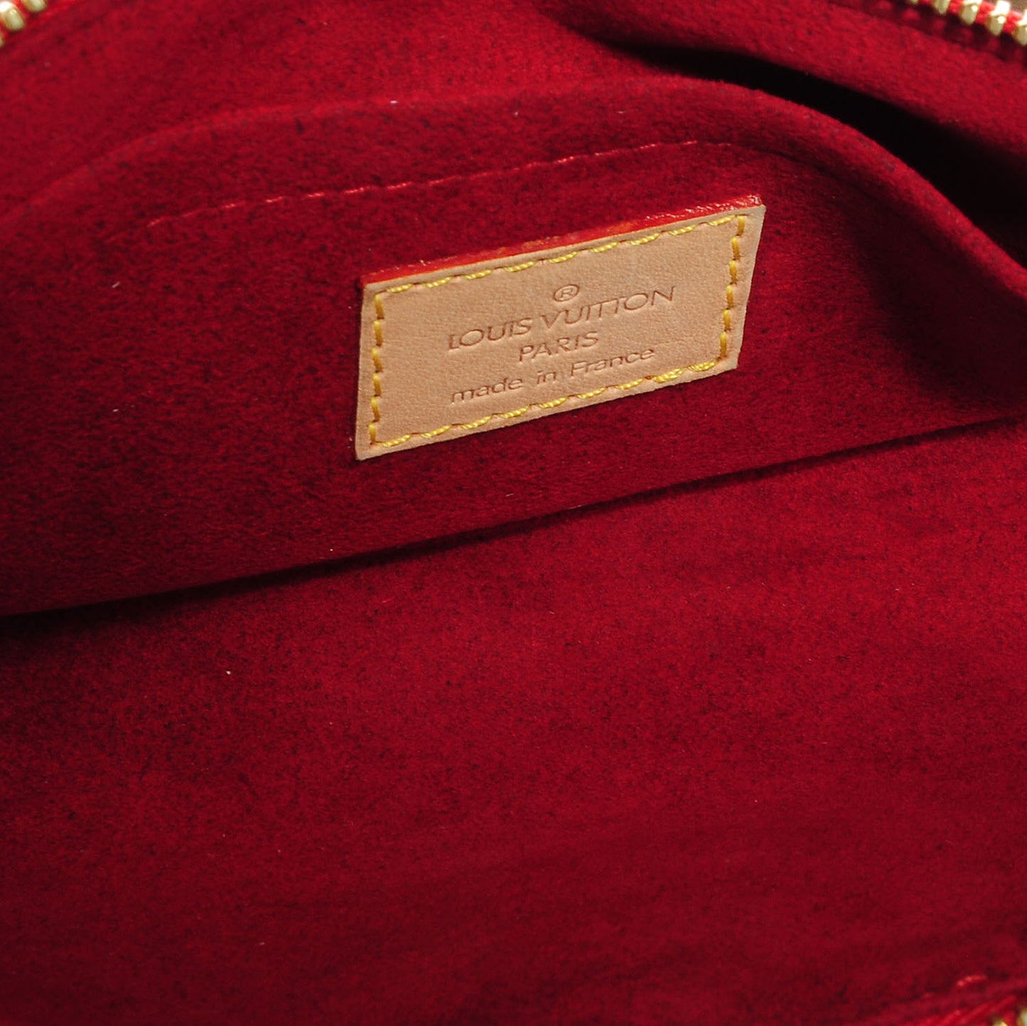 Lizard Monogram Cerises Pochette