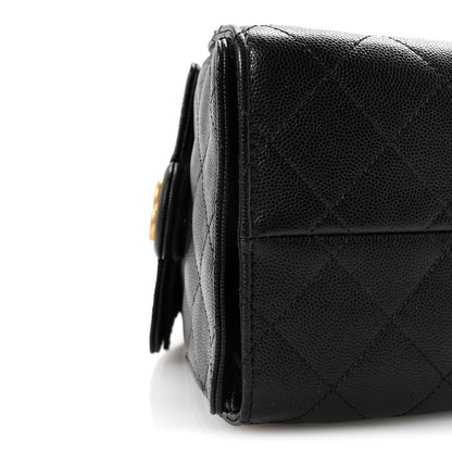 Chanel Caviar Quilted Small Chanel 25 Handbag Black 9 of 11
