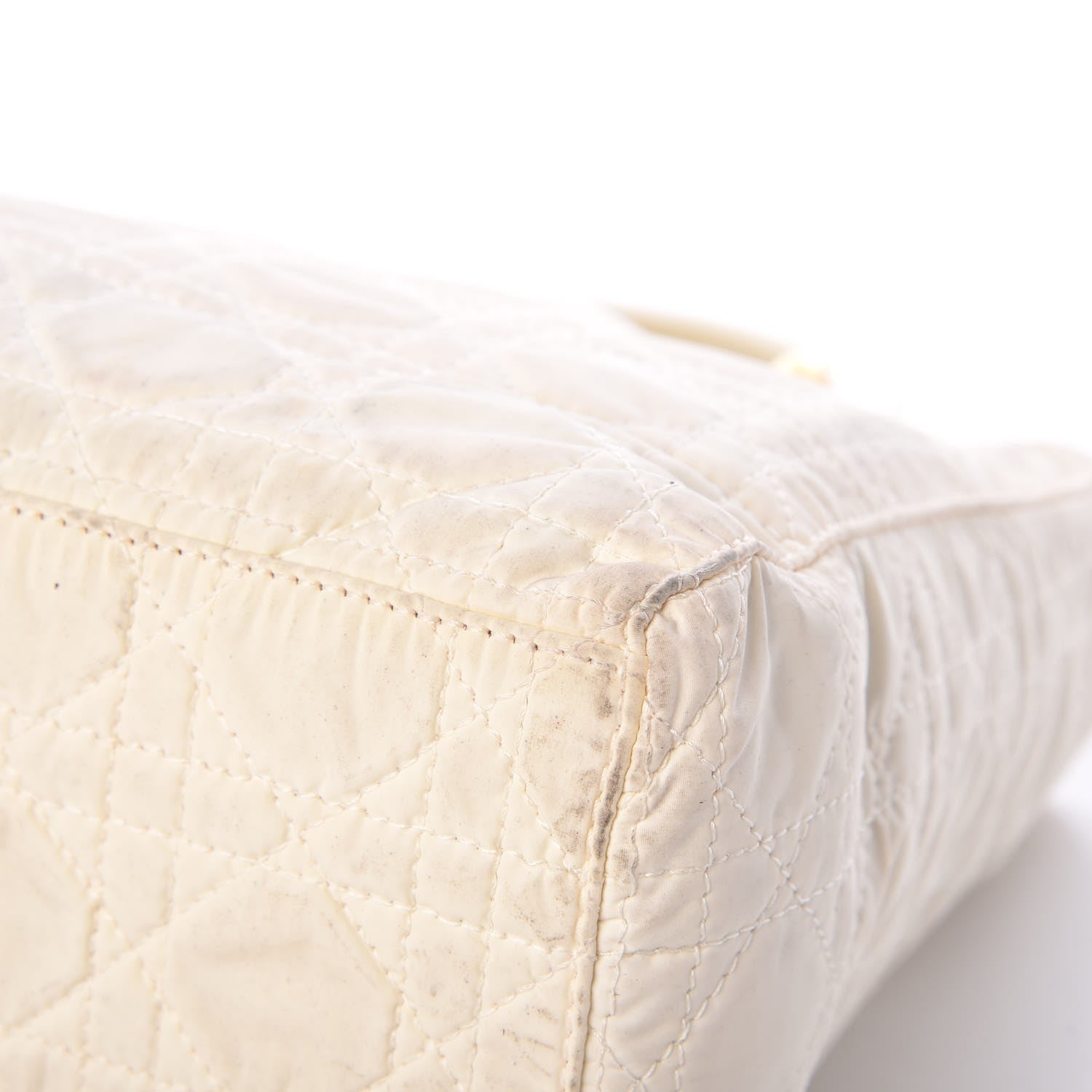 Christian Dior Nylon Cannage Medium Lady Dior White 14 of 22