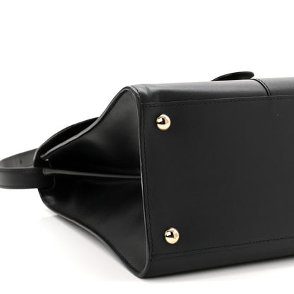 Delvaux Box Calfskin MM Brillant Satchel Black 9 of 11