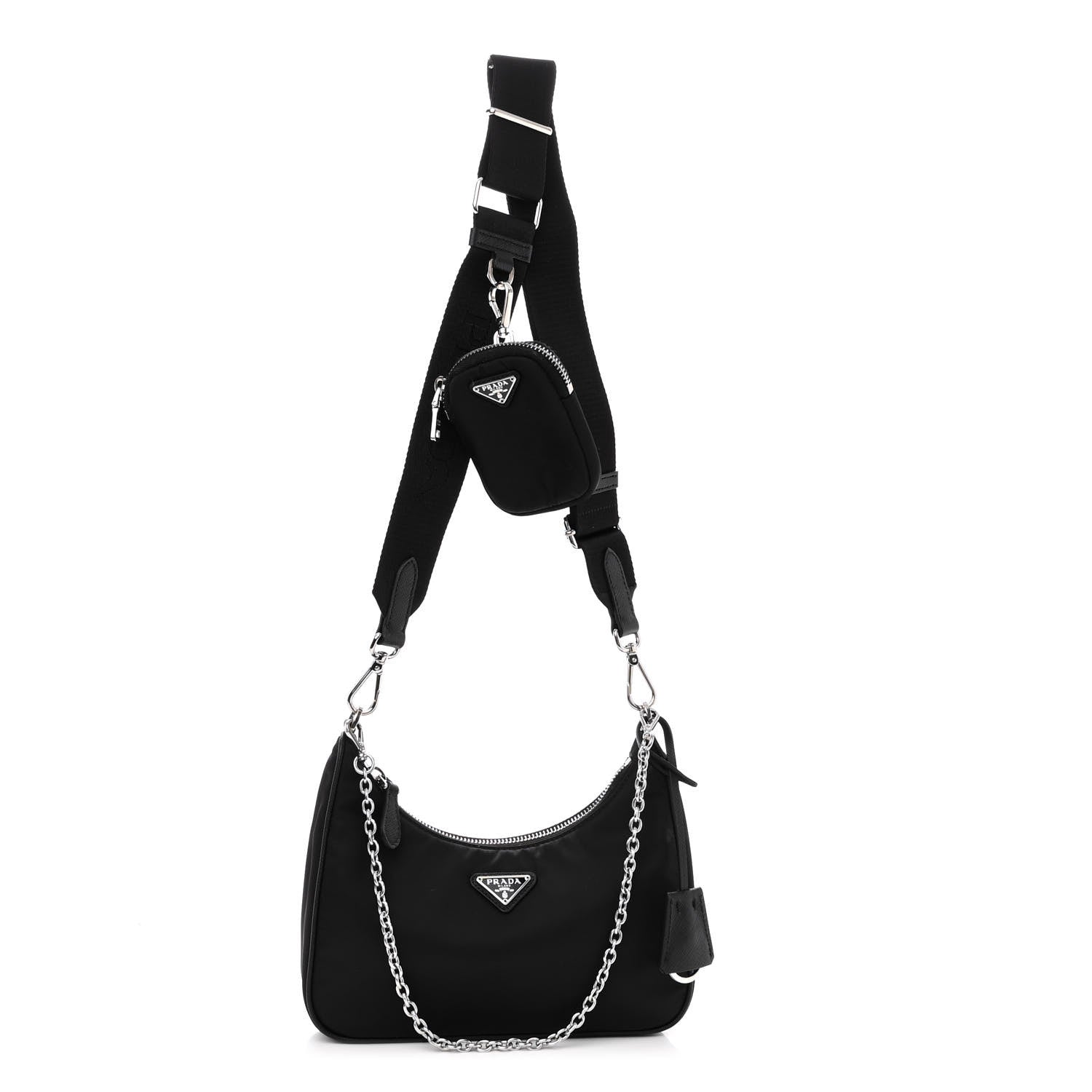 Prada Nylon Re-Edition 2005 Shoulder Bag Black 1 of 7