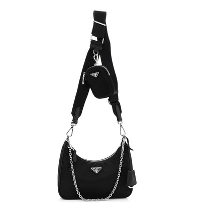 Prada Nylon Re-Edition 2005 Shoulder Bag Black 1 of 7