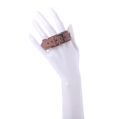 Louis Vuitton Goatskin Spike It Wrap Bracelet 17 Rose Velours 2 of 4