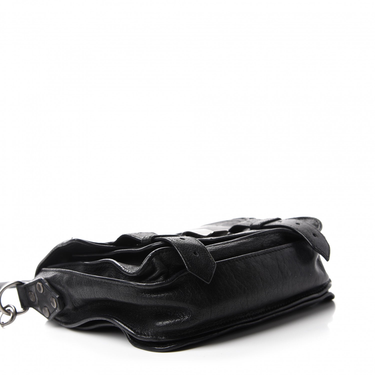 Proenza Schouler Lambskin PS1 Mini Pouch Messenger Black 4 of 13