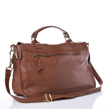 Proenza Schouler Lambskin Medium PS1 Satchel Saddle 3 of 17