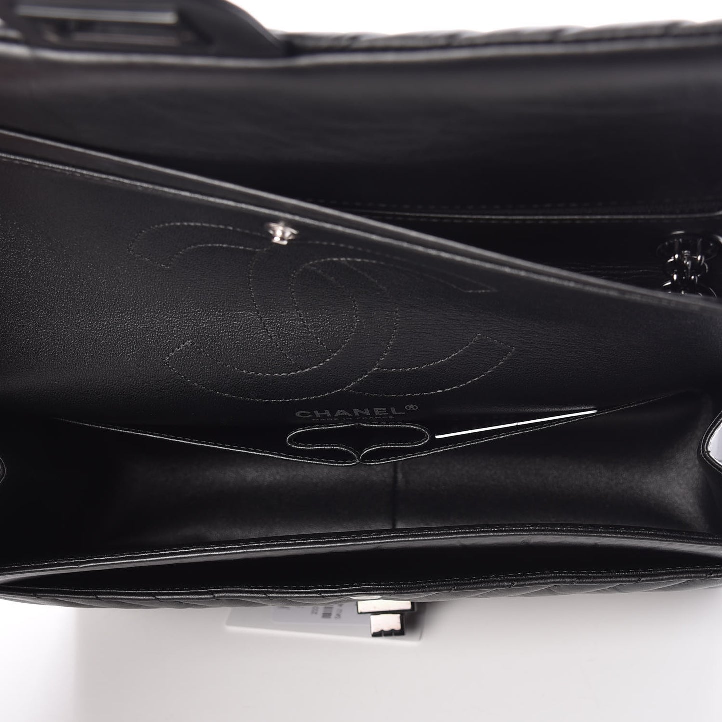 Aged Calfskin Chevron Quilted 2.55 Reissue 226 So Black