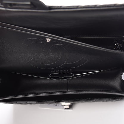 Chanel Aged Calfskin Chevron Quilted 2.55 Reissue 226 So Black 5 of 10