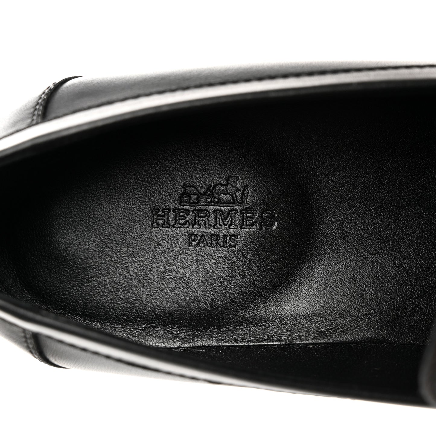 Calfskin Womens Destin Loafers 37 Black