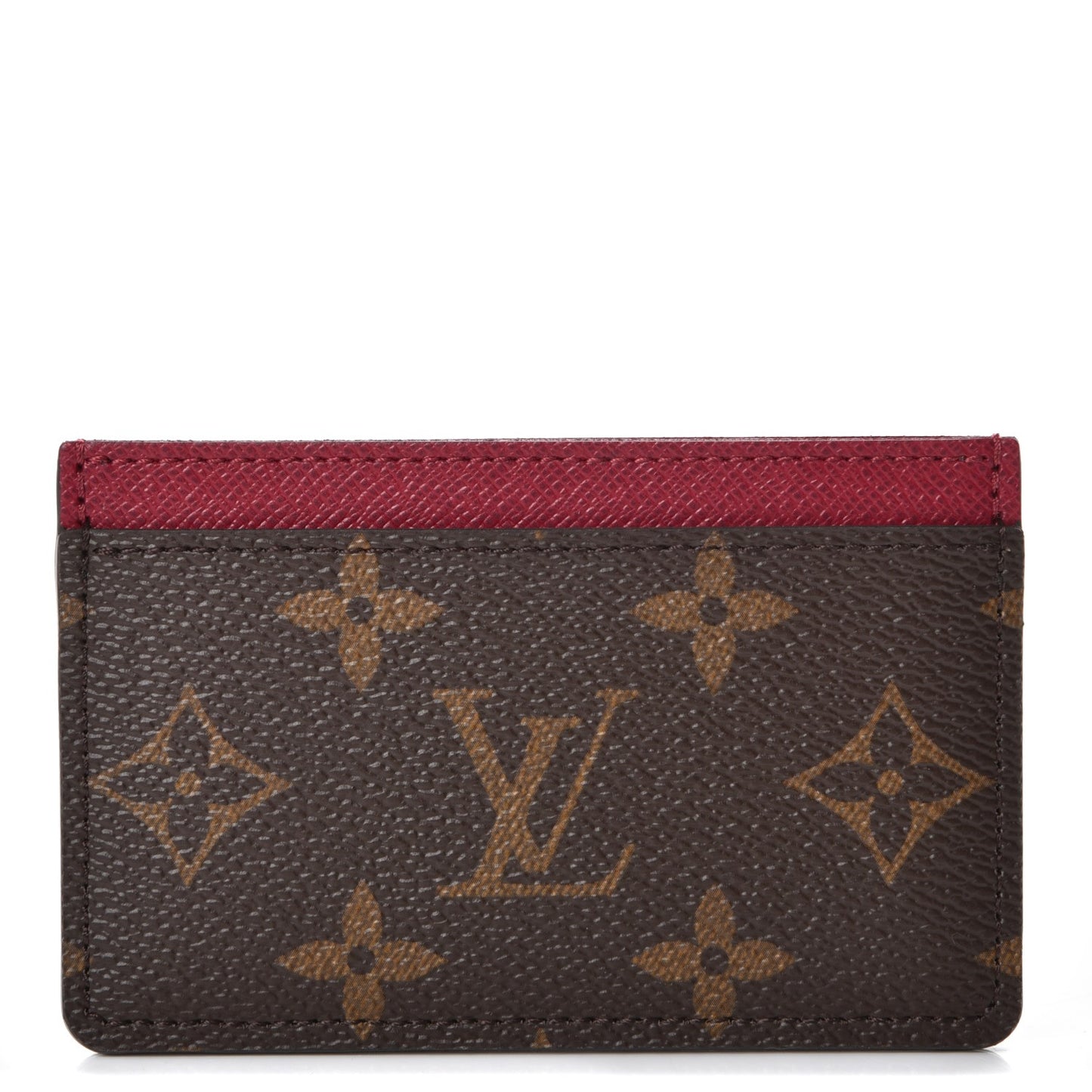 Monogram Card Holder Fuchsia