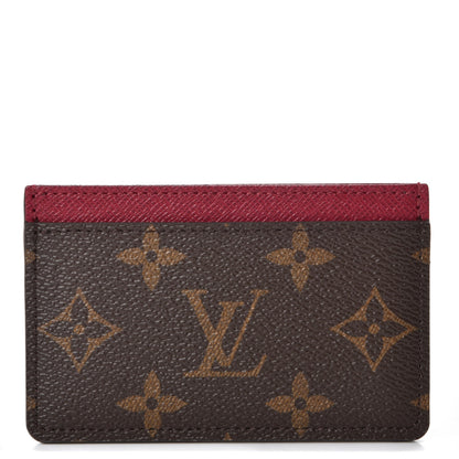 Louis Vuitton Monogram Card Holder Fuchsia 1 of 7