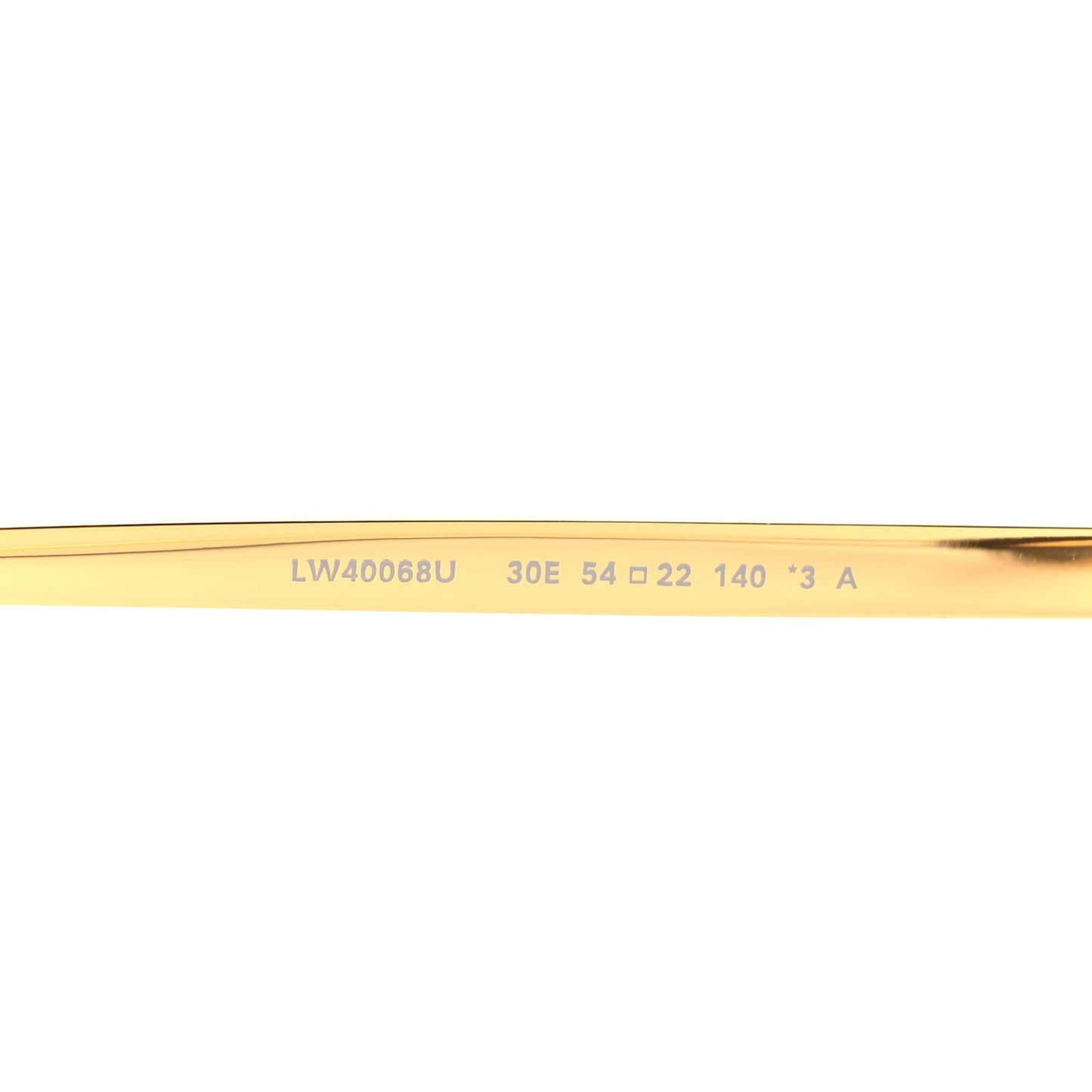 Metal Round Sunglasses LW40068U Gold