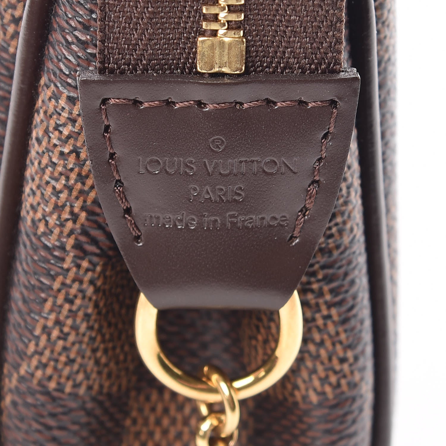 Louis Vuitton Damier Ebene Eva Clutch 7 of 9
