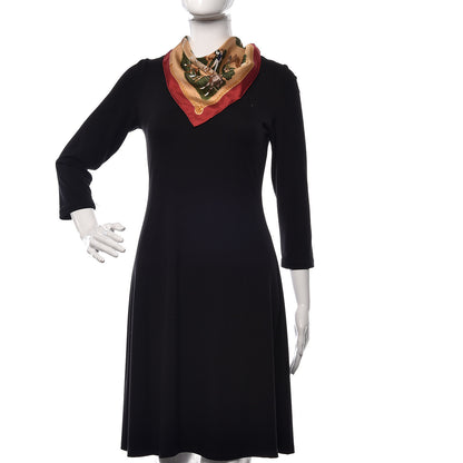 Hermes Silk Les Robes Pocket Square Scarf 2 of 5