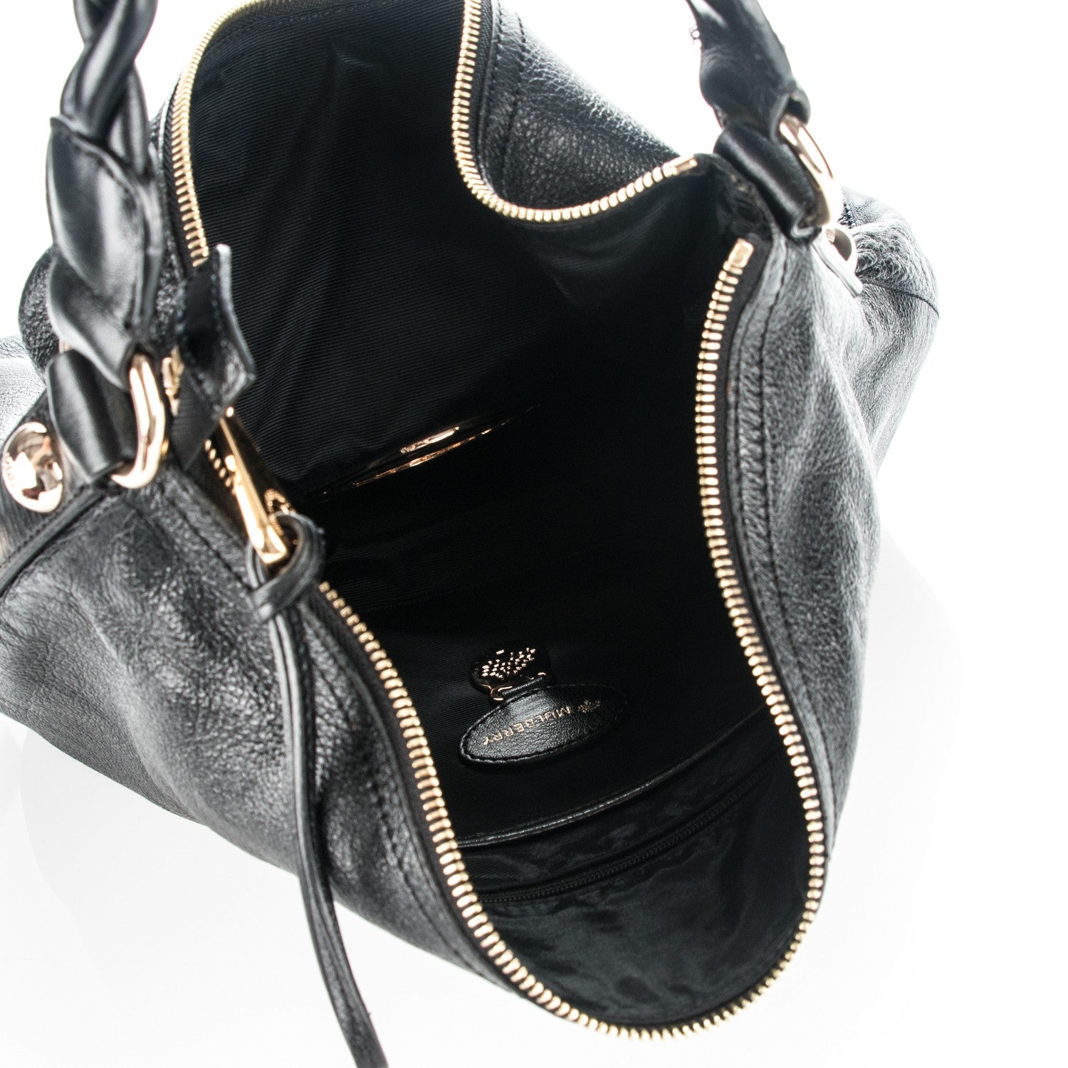 Mulberry Soft Spongy Calfskin Medium Daria Hobo Black 5 of 8