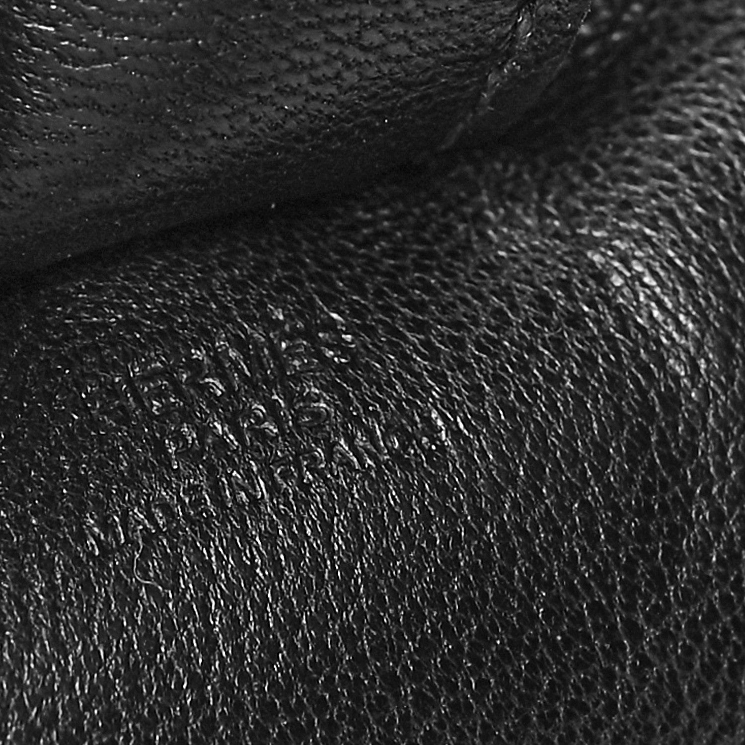 Hermes Milo Lambskin Grigri Rodeo Horse Bag Charm PM So Black 3 of 3